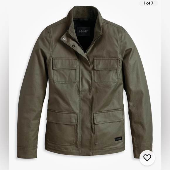 NWT Harley Davidson Mesa ADV Waxed Riding Jacket Green Women’s Size Medium - Picture 1 of 16